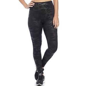 NWT SPANX faux leather camo leggings